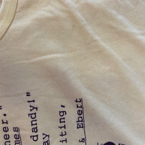 Vintage Hoosiers 1986 Movie Promo Basketball JerseyStyle HBO Tank Yellow Size XL - Picture 12 of 12